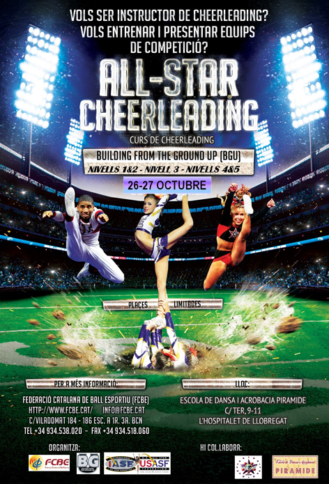 Cursos Instructors All Star Cheerleading BGU - FCBE 2019 | Federaci Catalana de Ball Esportiu