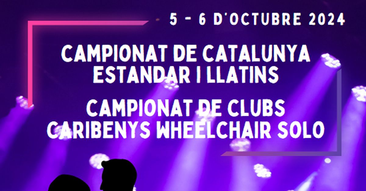 Campionat de Catalunya Estandar i Llatins i Campionat de Clubs Caribenys Wheelchair Solo